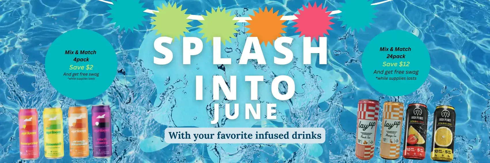 June Weed Drink Deal Banner